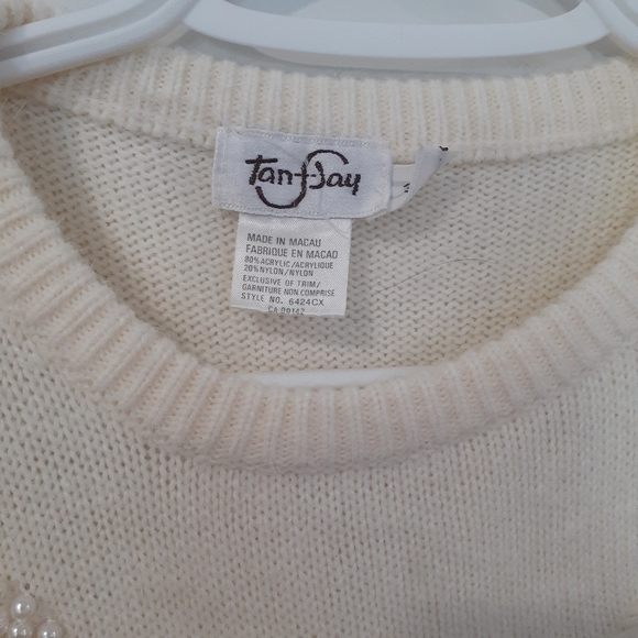 Vintage Beaded Sweater - Picture 2 of 5